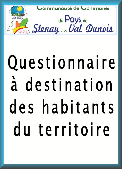 Questionnaire à destination des habitants du territoire